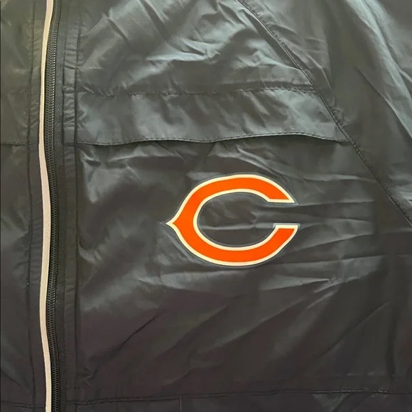 Chicago Bears Navy Blue Windbreaker - Picture 2 of 10